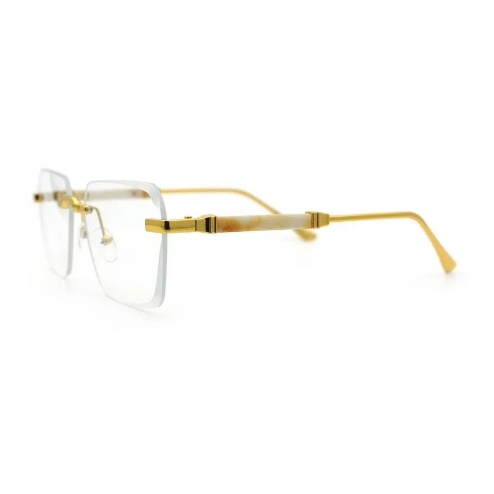 Women's Classy Elegant Retro Modern Style Clear Lens EYE GLASSES Gold Frame 2026